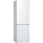 Combina frigorifica Bosch KGE36AWCA, 308 L, LowFrost, VitaFresh, FreshSense, Intelligent Inverter, Clasa C, 186 cm, Alb