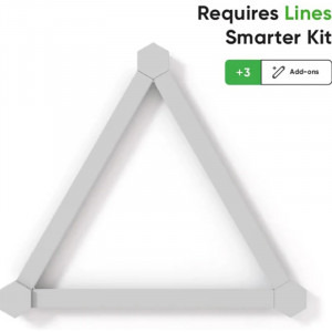 Nanoleaf Bucati extindere Lines, Wi-Fi, LED, RGB compatibil Apple HomeKit, Google Assistant, 3 bucati