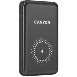 Canyon CNS-CPB1001B, 10000 mAh, 1x USB, 1x USB-C, Black