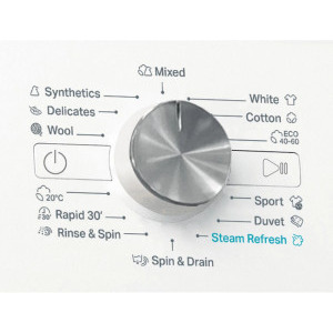 Whirlpool FFB9458WVEE, 9 kg, 1400 RPM, Clasa B, Steam Refresh, 6th Sense, Inverter, Alb