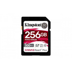 Card memorie Kingston SDXC Canvas React Plus Clasa 10 UHS-II 256GB