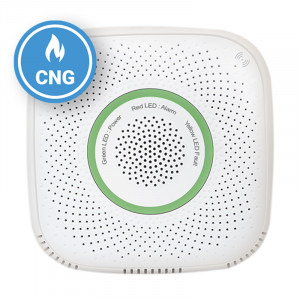 Senzor smart Shelly Senzor detector de gaz natural comprimat Gas CNG, Wireless, Alarma 70 dB, Notificari aplicatie