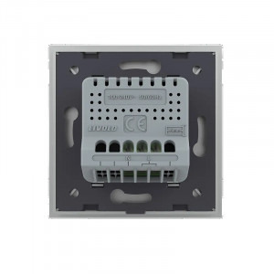 Livolo Senzor Control Sunet si Lumini cu Rama din Sticla, Protocol Zigbee, Gri