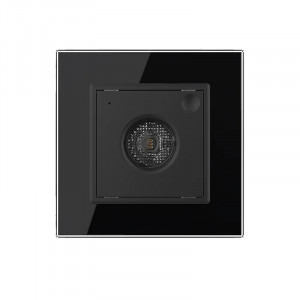 Livolo Senzor Control Sunet si Lumini cu Rama din Sticla, Protocol Zigbee, Negru