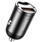 Incarcator auto Baseus Tiny Star, Quick Charge 30W, 1x USB, Grey