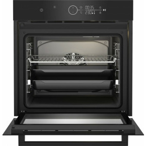 Beko BBIM17401BCS, Electric, 72 L, Autocuratare catalitica, 3D Cooking, Soft Close, Booster, Clasa A++, Negru