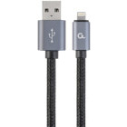 Cablu de date / adaptor Gembird USB-A Male la Lightning Male, 1.8 m, Black