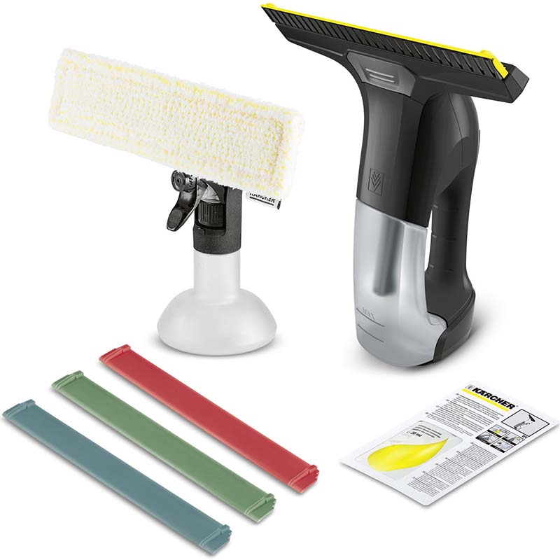 Aspirator Karcher de geamuri WV 6 Multifunctionality Promotion, Li-Ion, rezervor 0.15 L, lichid curatare geamuri 20 ml, 0.020L