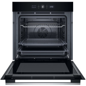 Whirlpool WOI5S8HM0SXA, Electric, 73 L, Autocuratare hidrolitica, 6th Sense, Ready2Cook, Steam+, Grill, Casa A+, Negru/Inox