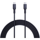Cablu de date / adaptor Aukey USB-C Male la USB-C Male, 100 W, 1.8 m, Black