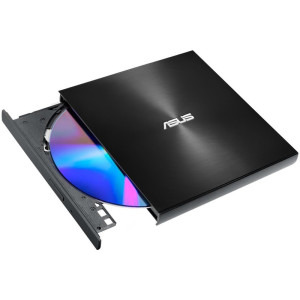 Unitate optica notebook ASUS ZenDrive U8M, ultra-slim extern DVD citire/scriere, USB-C, suport M-DISC, Windows si Mac OS, negru