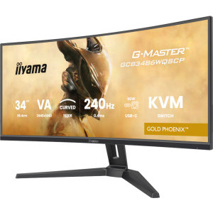 IIyama Gaming Gold Phoenix G-MASTER GCB3486WQSCP-B1 Curbat 34 inch UWQHD VA 0.4 ms 240 Hz HDR FreeSync Premium