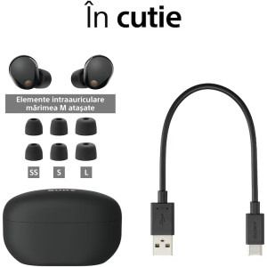 Sony Casti Wireless In-Ear WF-1000XM5 Black