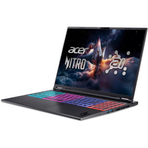 Acer Gaming 16'' Nitro 16S AI AN16S-61, WQXGA IPS 180Hz, Procesor AMD Ryzen™ AI 9 365 (24M Cache, up to 5.0 GHz), 32GB DDR5, 1TB SSD, GeForce RTX 5070 8GB, No OS, Obsidian Black