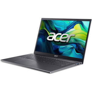 Acer 17.3'' Aspire 17 A17-51M, FHD IPS, Procesor Intel® Core™ i5-1334U (12M Cache, up to 4.60 GHz), 32GB LPDDR5, 1TB SSD, Intel Iris Xe, No OS, Steel Gray