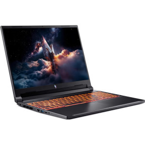 Acer Gaming 16'' Nitro V 16 AI ANV16-42, WUXGA IPS 180Hz, Procesor AMD Ryzen™ 7 260 (16M Cache, up to 5.1 GHz), 16GB DDR5, 512GB SSD, GeForce RTX 5060 8GB, No OS, Shale Black