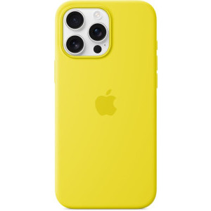 Apple Protectie pentru spate, material silicon, cu MagSafe pentru iPhone 16 Pro Max, culoare Star Fruit