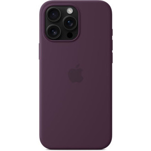 Apple Protectie pentru spate, material silicon, cu MagSafe pentru iPhone 16 Pro Max, culoare Plum