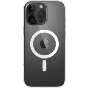 Apple Protectie pentru spate, material PC, cu MagSafe pentru iPhone 16 Pro, culoarea Transparent