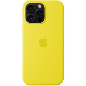 Apple Protectie pentru spate, material silicon, cu MagSafe pentru iPhone 16 Pro, culoare Star Fruit