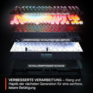 SteelSeries Apex Pro TKL Gen 3 RGB OmniPoint 3.0 Switch Mecanica