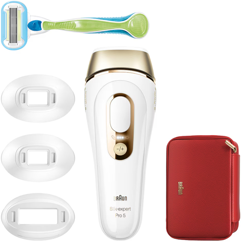 Epilator Braun IPL Silk-expert PRO 5 PL5382 + Aparat de ras Venus