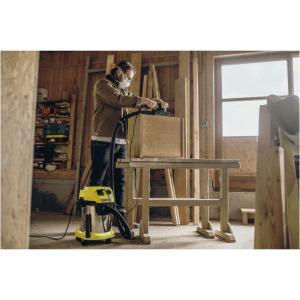 Karcher WD 3 P S V-17/4/20, cu sac, 1000W, 17L, Galben/Negru/Argintiu