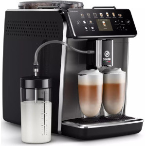 Philips automat Saeco GranAroma SM6582/10, 1500W, 15bar, 1.8L, Negru/Argintiu