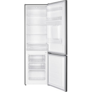 Heinner HC-HM260XWDE++, 260 L, Clasa E, Dozator apa, Control electronic, Iluminare LED, 180 cm, Argintiu