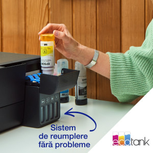 Epson EcoTank L3270, InkJet CISS, Color, Format A4, Wi-Fi