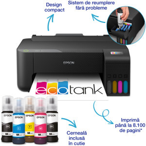 Epson EcoTank L1230, InkJet CISS, Color, Format A4