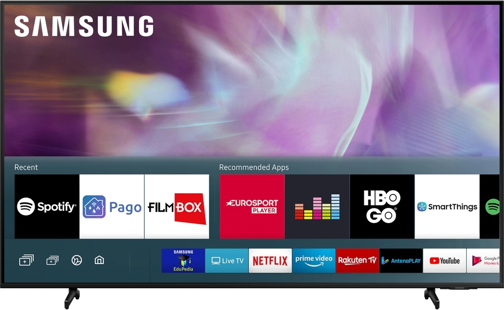 Televizor LED Samsung Smart TV QLED 50Q60A Seria Q60A 125cm negru 4K UHD HDR