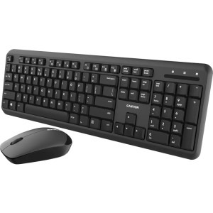 Canyon Velvet tread Tastatura + Mouse CNS-HSETW02 Wireless Black