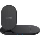 Incarcator wireless Canyon CNS-WCS202B, Wireless Qi 2-in-1 15W, Black
