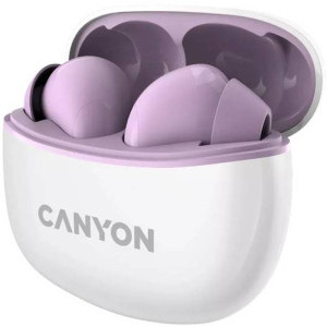 Canyon TWS5, Wireless Stereo, White-Purple