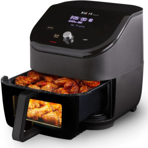 Instant Pot Friteuza cu aer cald Vortex Plus 6 Clear Cook, 1700W, 5.7L, Negru