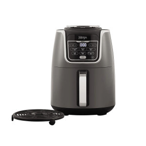 Ninja Friteuza cu aer cald AF160EU, 1750W, 5.2L, 6 functii de gatit, Negru
