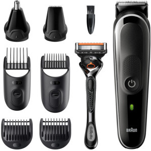 Aparat de tuns Braun 8-in-1 MGK5360 + Aparat de ras Gillette