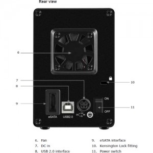 Raidsonic IB-RD4320StUS2 Black