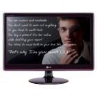 LG E2350T-PN 23 inch 5 ms wide black