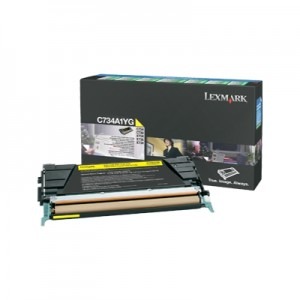 Lexmark Toner C734A1YG Yellow Return