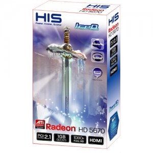 HIS Radeon HD5670 IceQ 1GB GDDR5 128-bit