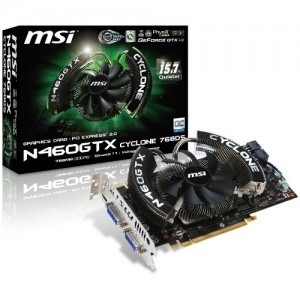 MSI GeForce GTX 460 Cyclone OC 768MB GDDR5 192-bit