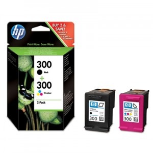 HP Pachet 300 Black + 300 3 culori