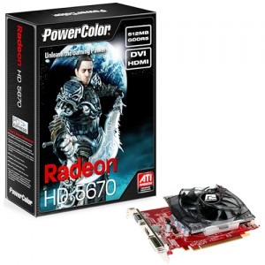 PowerColor Radeon HD5670 512MB GDDR5 128-bit v2