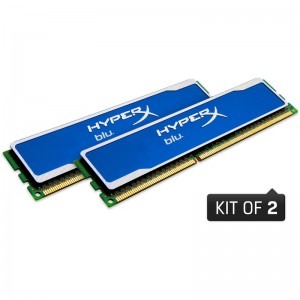 HyperX Blu 2GB DDR3 1600MHz CL9 Dual Channel Kit 1.65V