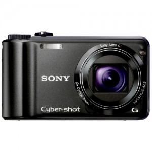 Sony Cyber-Shot DSC-H55 black + card SD 4GB + geanta LCSHF