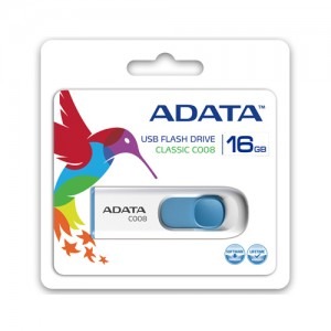 ADATA Classic C008 16GB alb/albastru