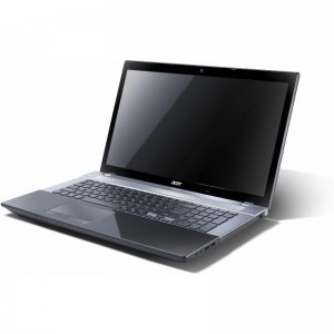 Acer 17.3'' Aspire V3-771G-736B4G75Maii, FHD, Procesor Intel® Core™ i7-3630QM 2.4GHz Ivy Bridge, 4GB, 750GB, GeForce GT 730M 4GB, Linux, Grey