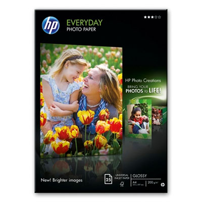 Hartie HP Everyday Glossy Photo A4 25 coli